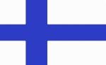 The national flag of finland